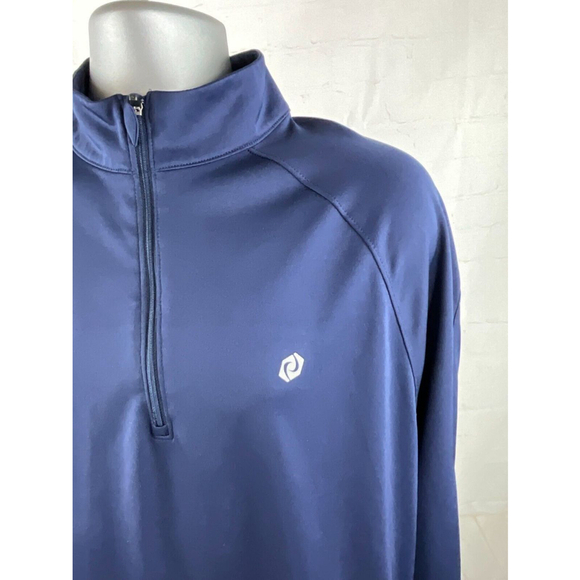 Mens SB Tech Coolplay 1/4 Zip Pullover Activewear Top Size XL Blue Long Sleeve - Picture 3 of 3
